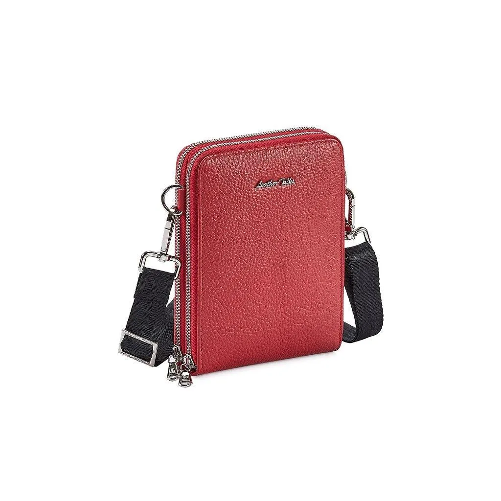 Jasow Messenger Bag For Ladies | 100% Genuine Leather | Red