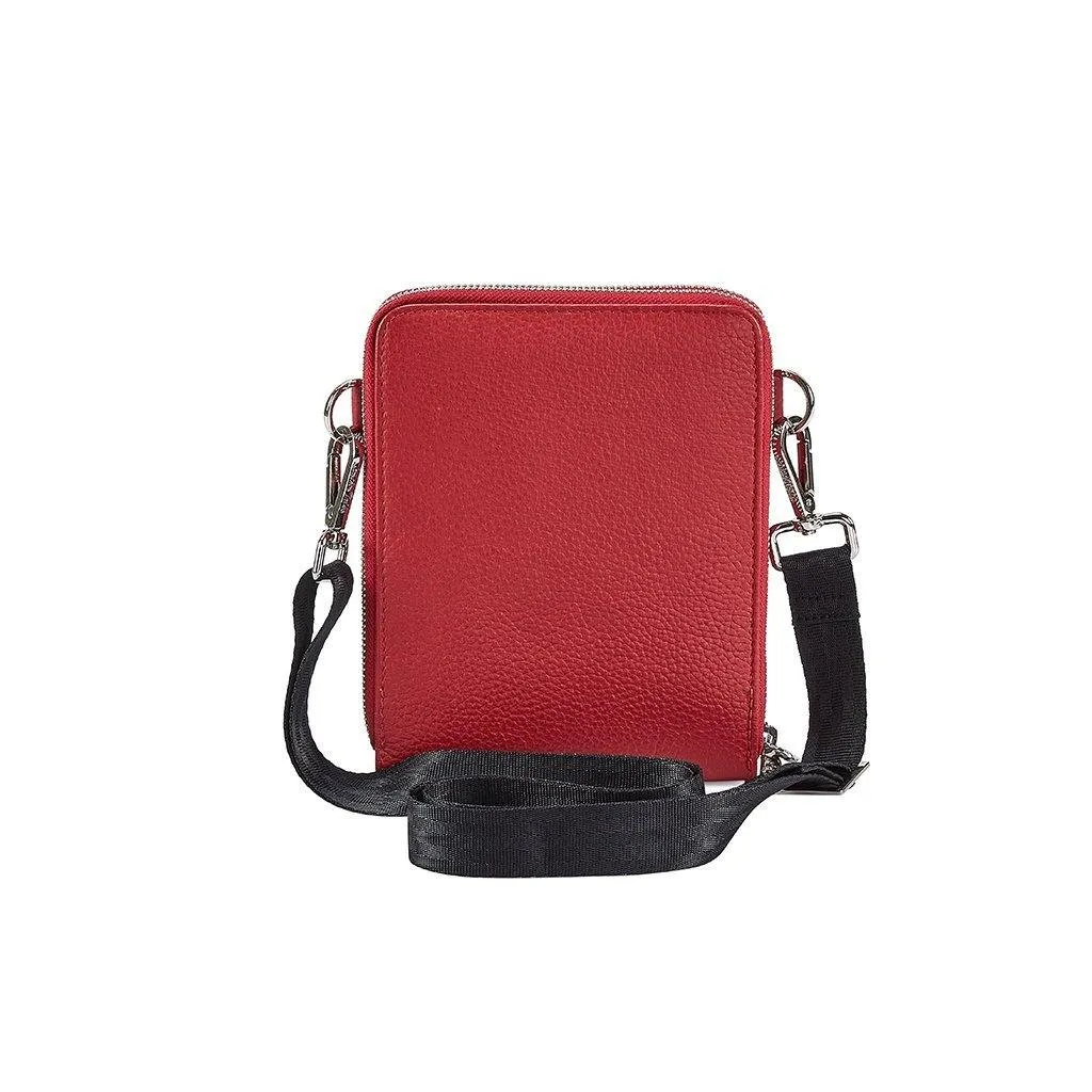 Jasow Messenger Bag For Ladies | 100% Genuine Leather | Red