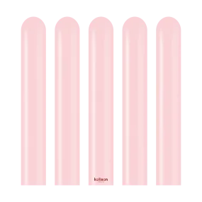 Kalisan Nozzle Up Macaron Pink - 260 Modelling 2"/60", 50 Pieces