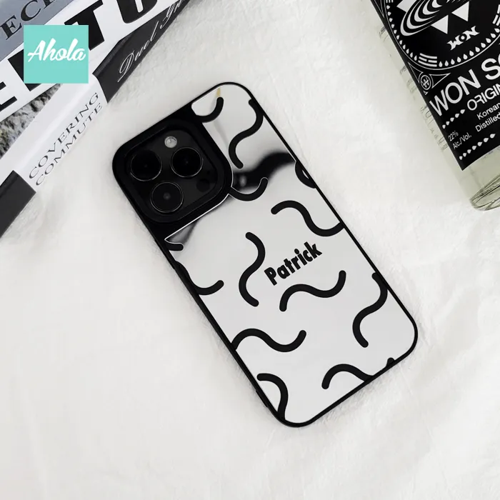 【Karu】Protective Mirror Phone Case 全包邊鏡面名字電話殼