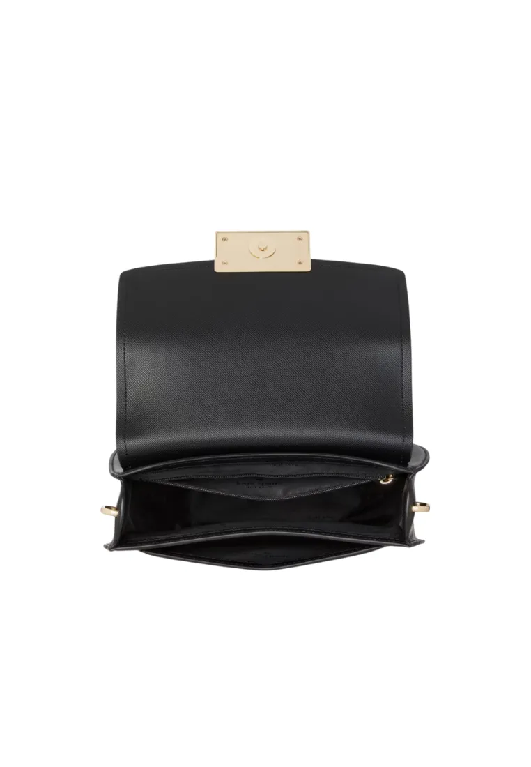 Kate Spade Reegan Saddle Bag In Black KH477