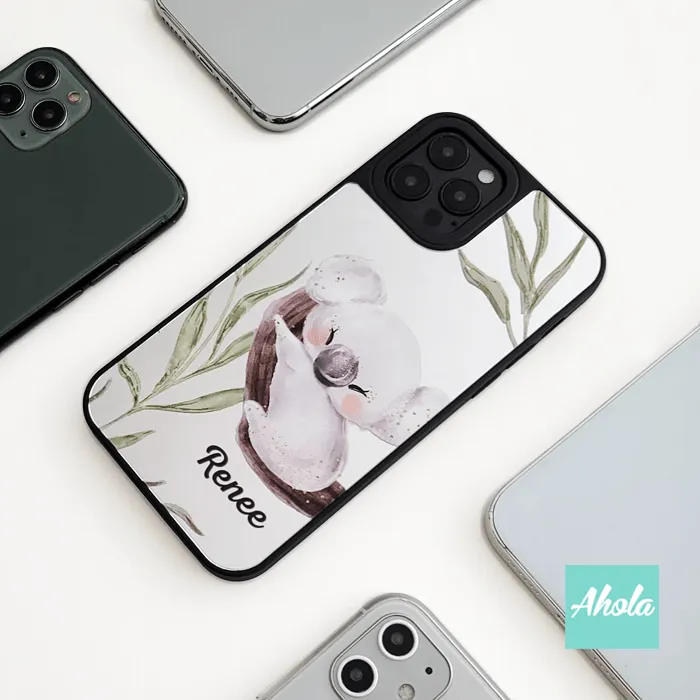 【Koala】Protective Mirror Phone Case 全包邊樹熊鏡面名字電話殼