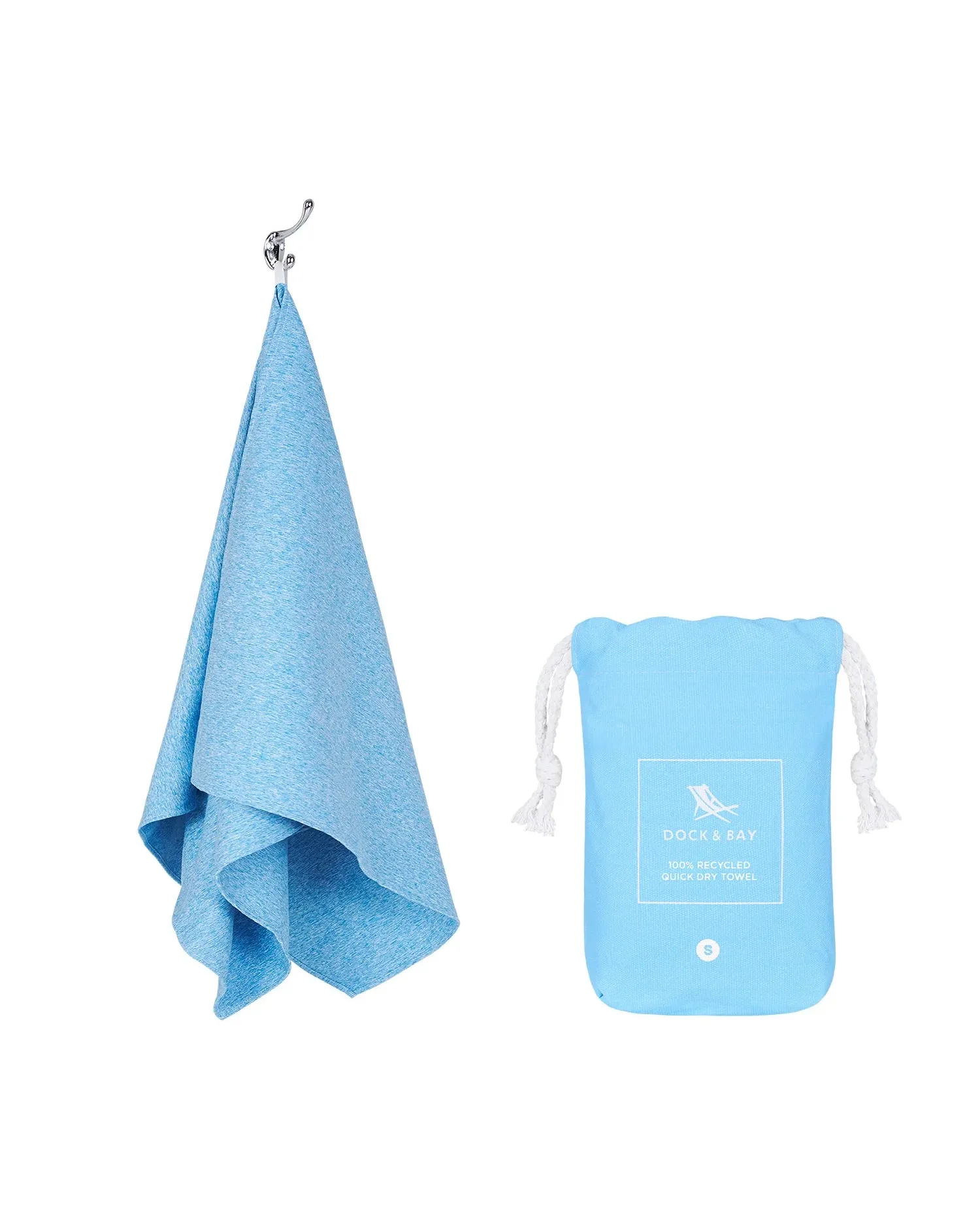 Large Quick Dry Towels - Lagoon Blue