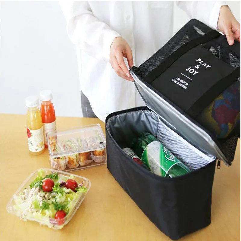 Large Transparent Mesh Bag for Busy Women onthego