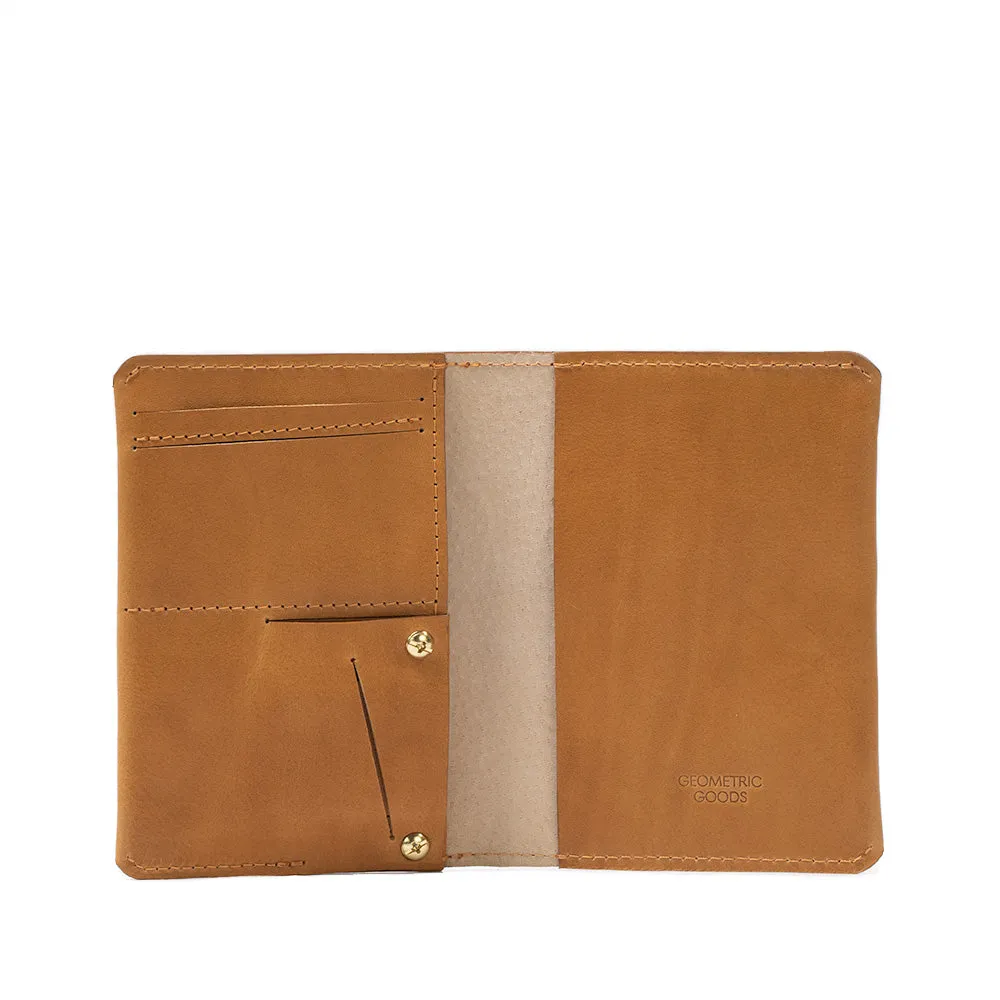 Leather AirTag Passport Holder