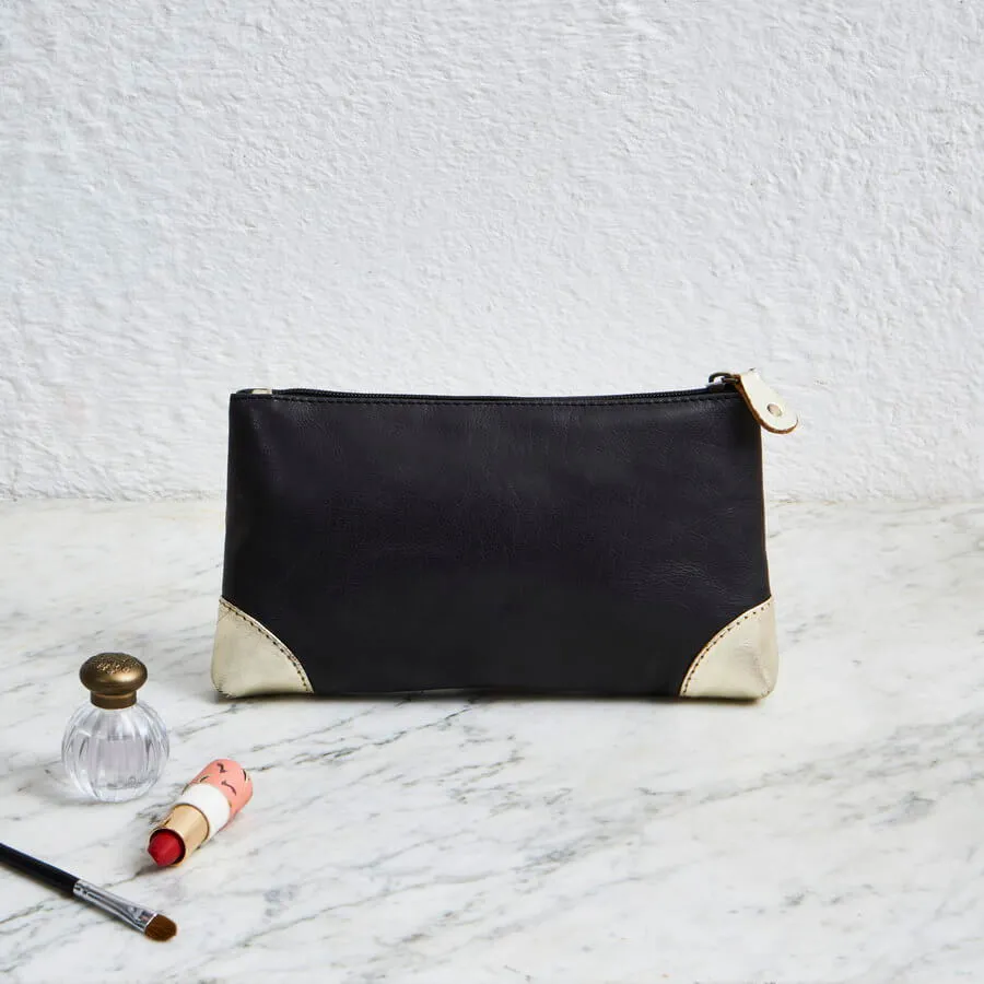 Leather Make-Up Bag