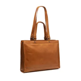 Leather Shopper Cognac Lima