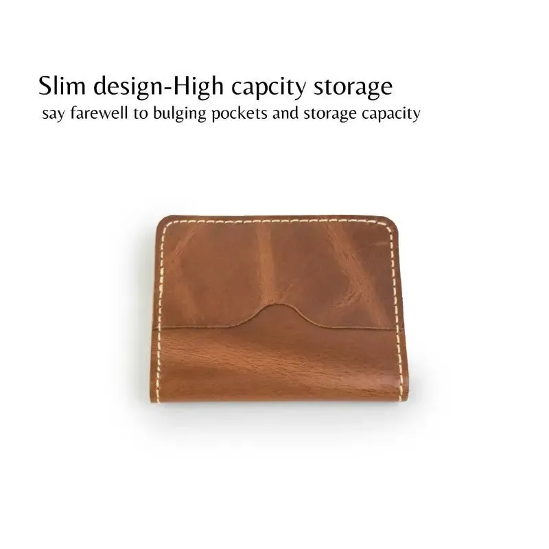 Leather Slim Wallet & Card Holder