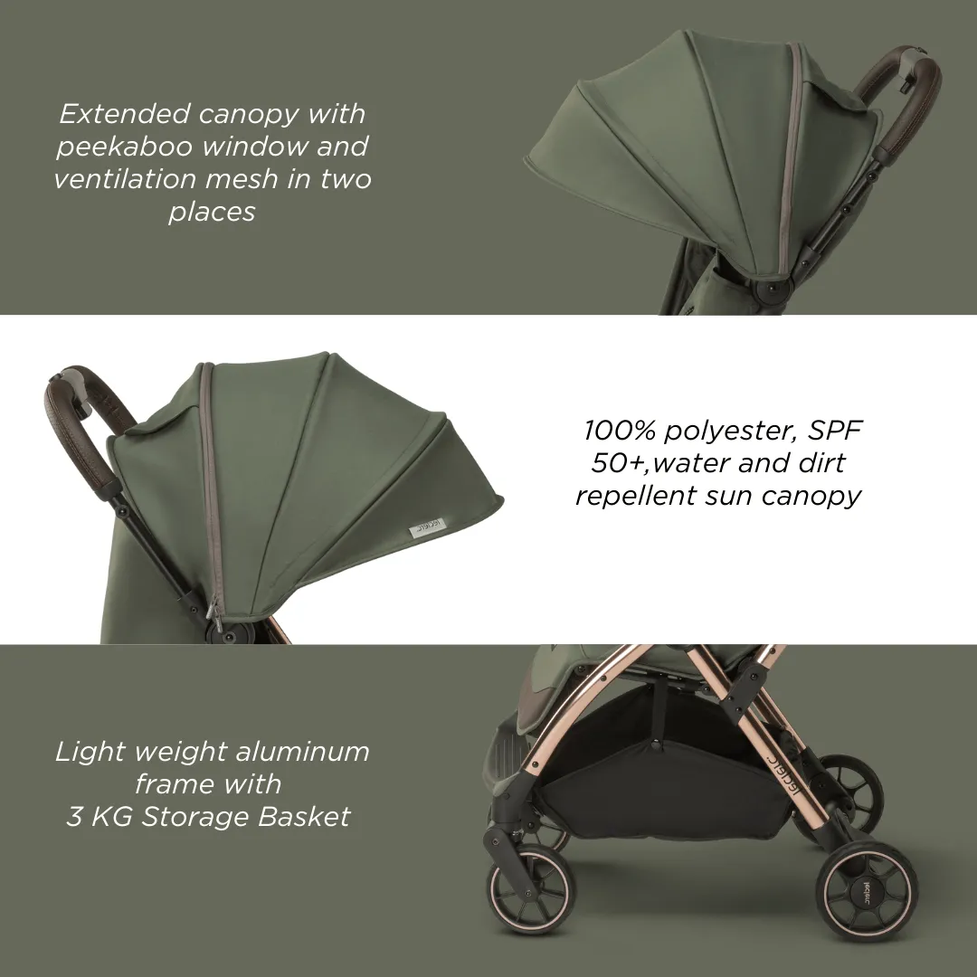 Leclerc Baby Influencer Stroller Army Green