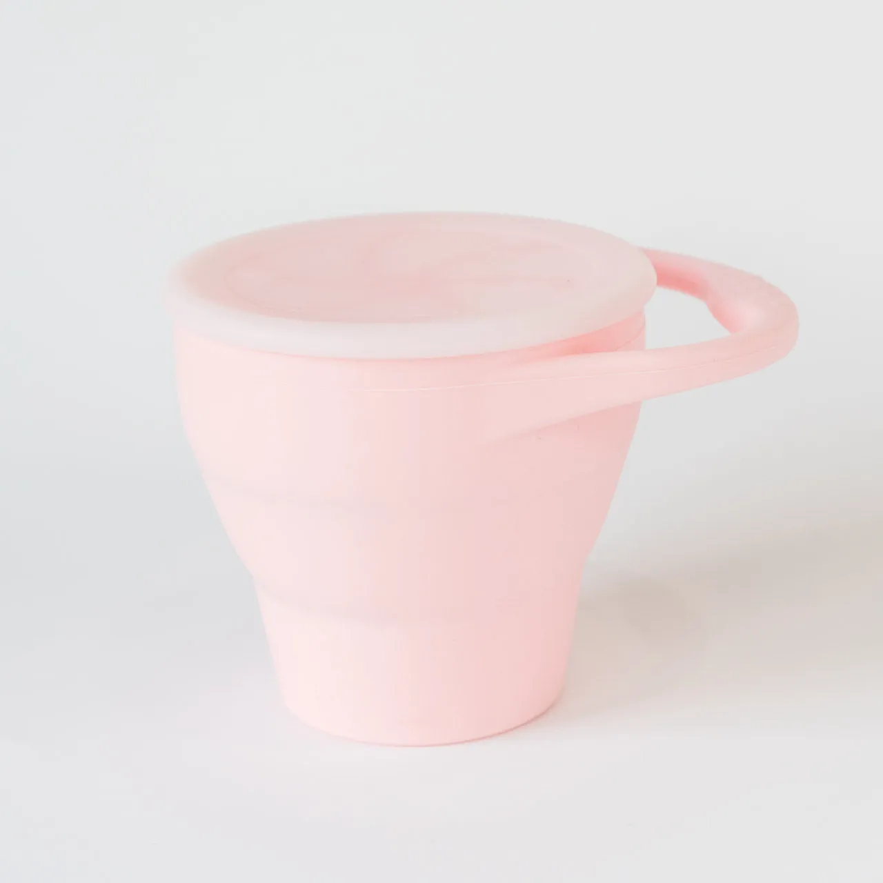 Light Pink Collapsible Snack Cup