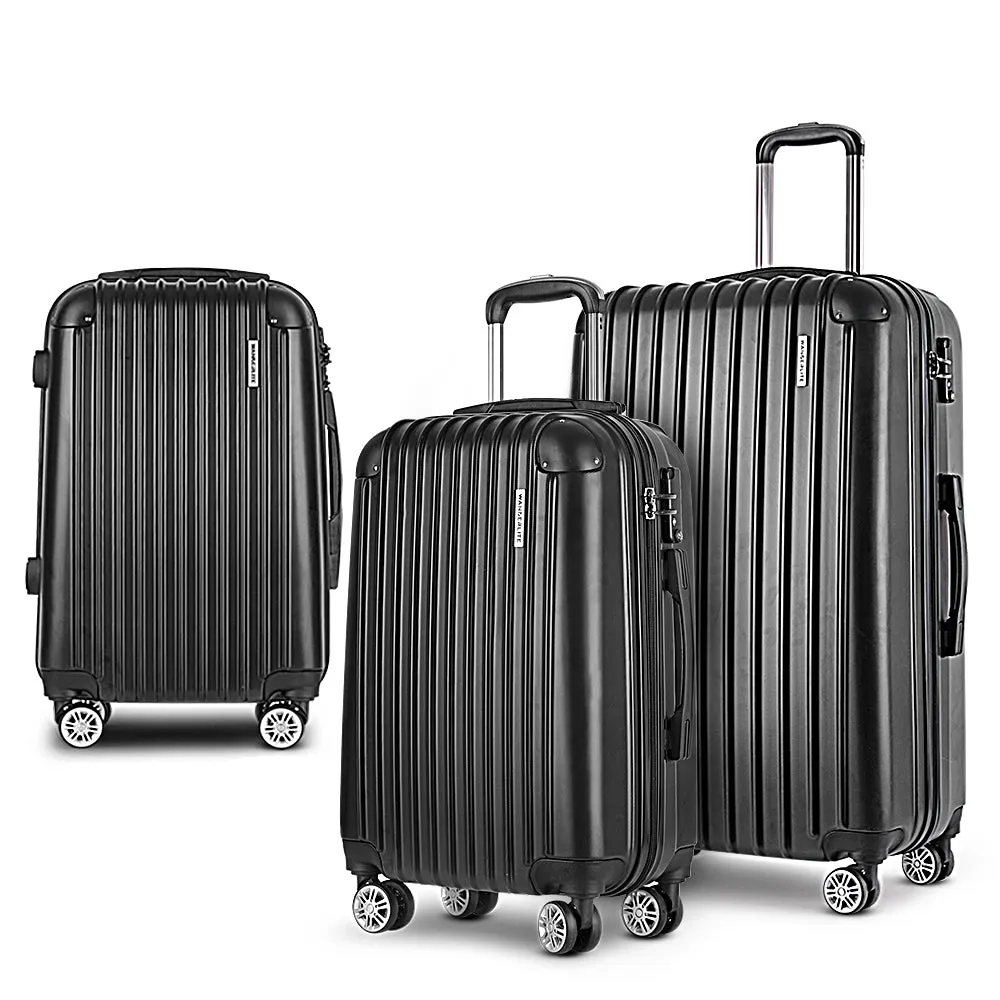 Lightweight Hard Case Luggage & Organisers Set - Wanderlite