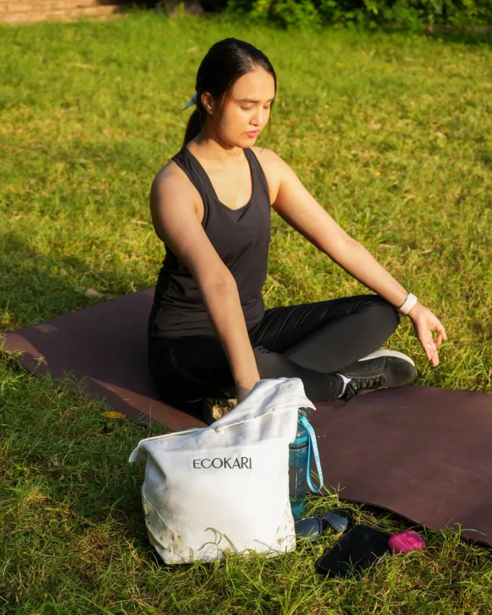 Linen Yoga Mat Bag