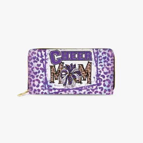 Long Type Zipper Purse - Cheer Mom