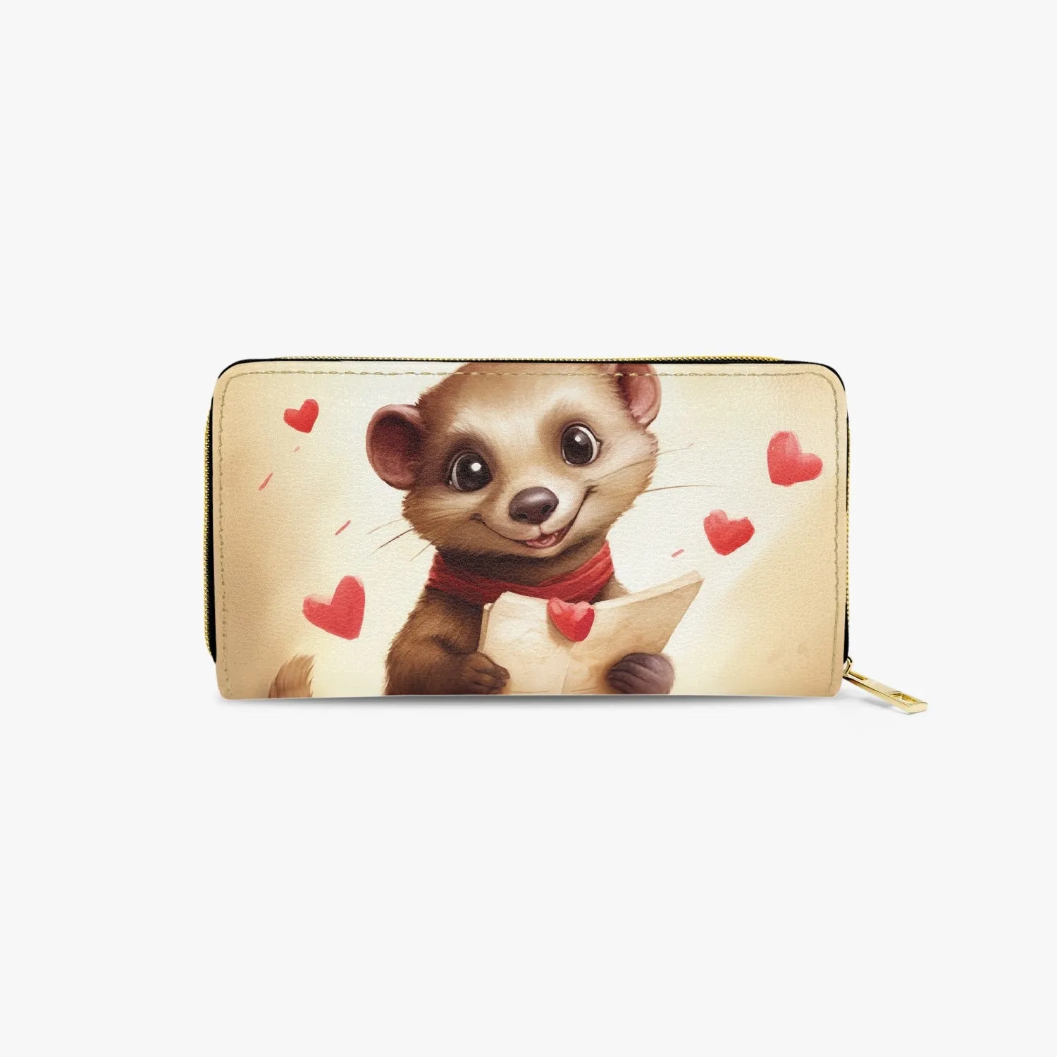 Long Type Zipper Purse - Meerkat