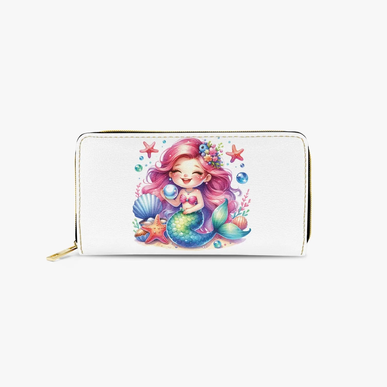 Long Type Zipper Purse - Mermaid