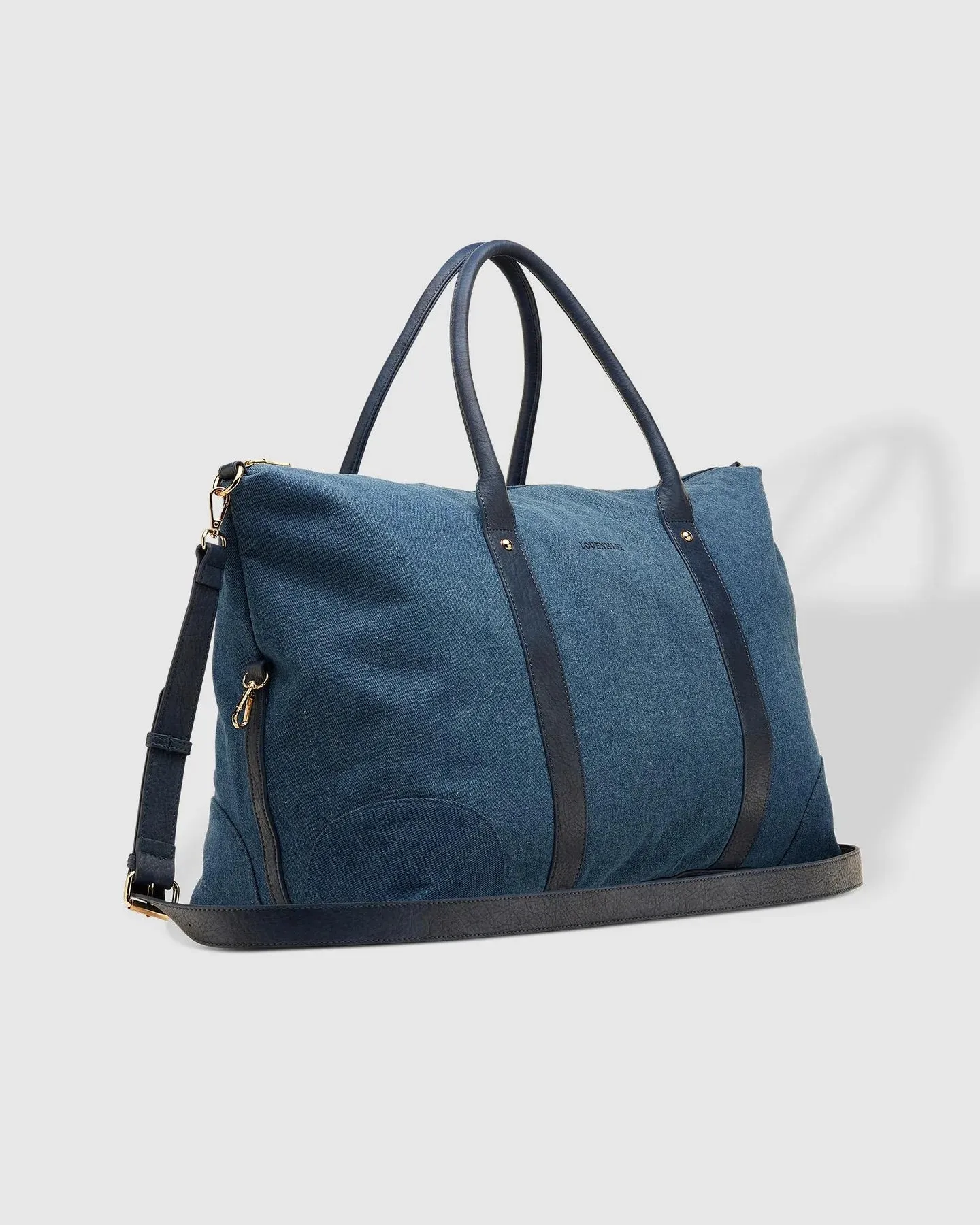 Louenhide Alexis Canvas Weekender Travel Bag - Denim