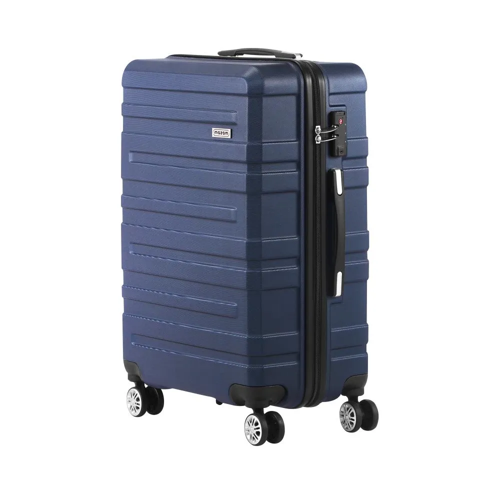 Mazam 28" Luggage Suitcase Trolley Set Travel TSA Lock Storage Hard Case Navy