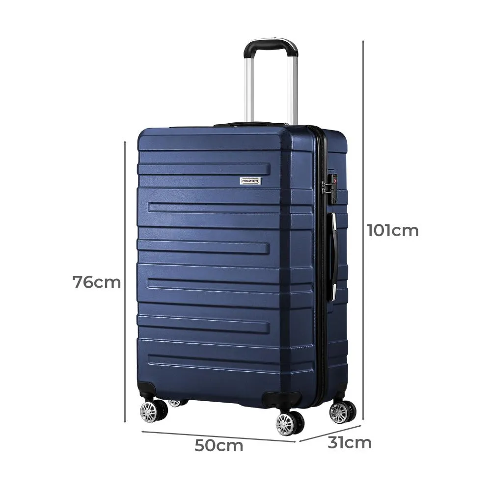 Mazam 28" Luggage Suitcase Trolley Set Travel TSA Lock Storage Hard Case Navy