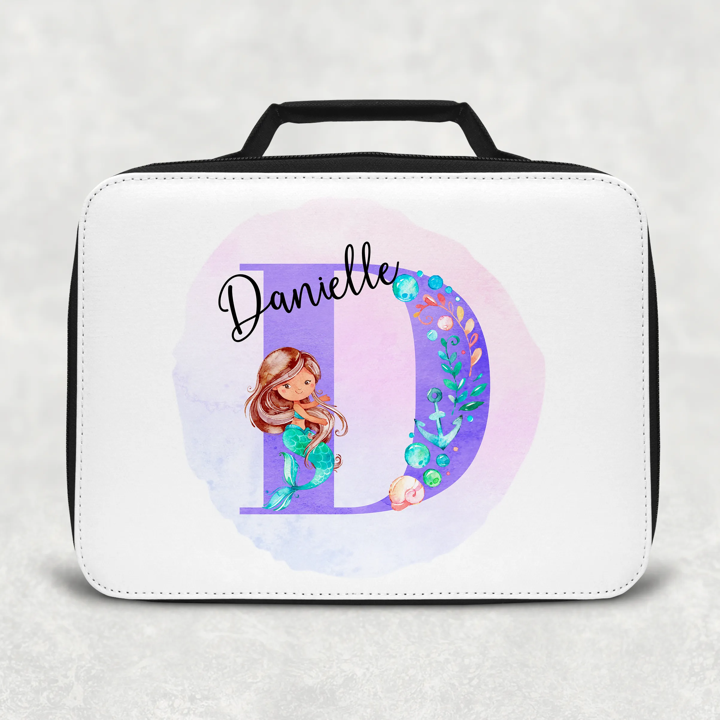 Mermaid Alphabet Insulated Lunch Bag