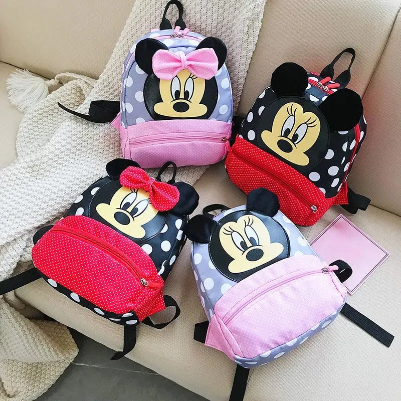 Mickey And Minnie Printed Backpack