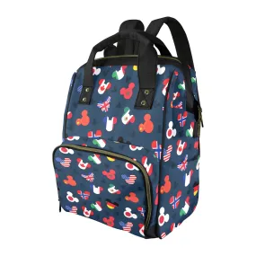 Mickey Flags Multi-Function Diaper Bag