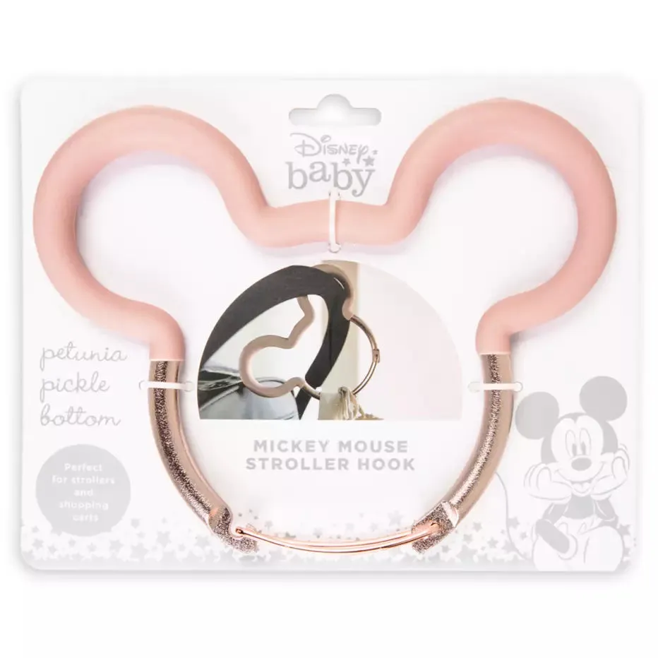 Mickey Mouse Stroller Hook in Rose Gold