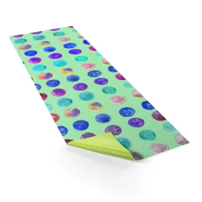 Nakano Central Field Polka Dot Yoga Mat   Yoga Bag Full 2-Piece Set - Made in USA