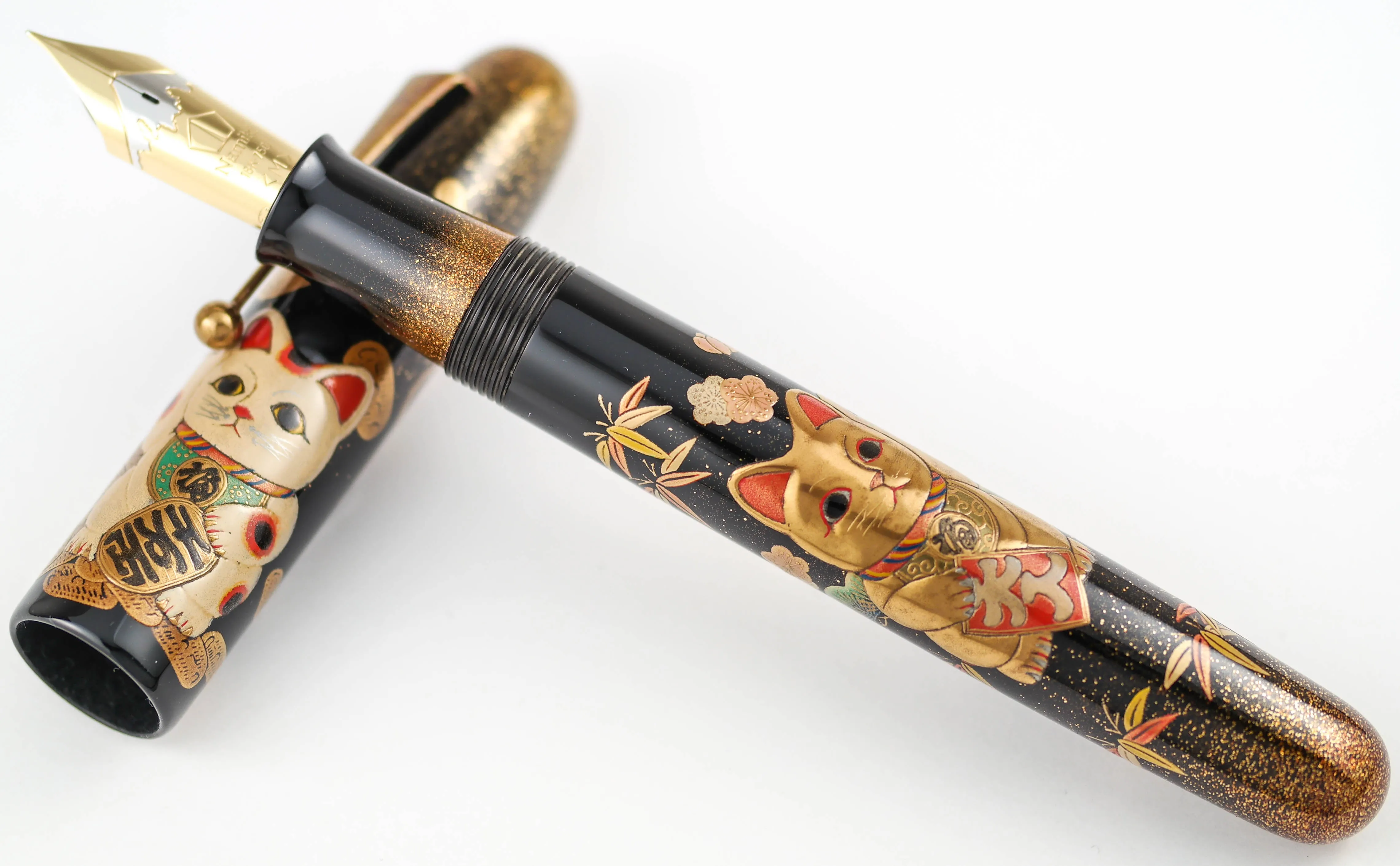 Namiki Emperor Maneki-neko (Beckoning Cat) Maki-e Limited Edition Fountain Pen