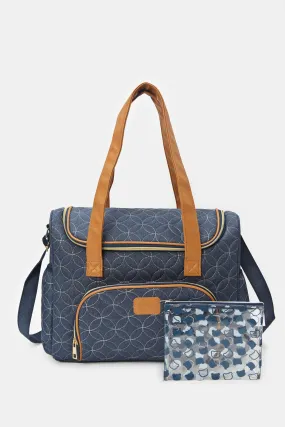 Navy Diaper Shoulder Bag