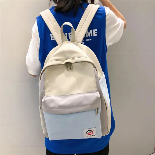 New Fashion Ins Wind Bag Female High School College Girl Small Fresh Backpack