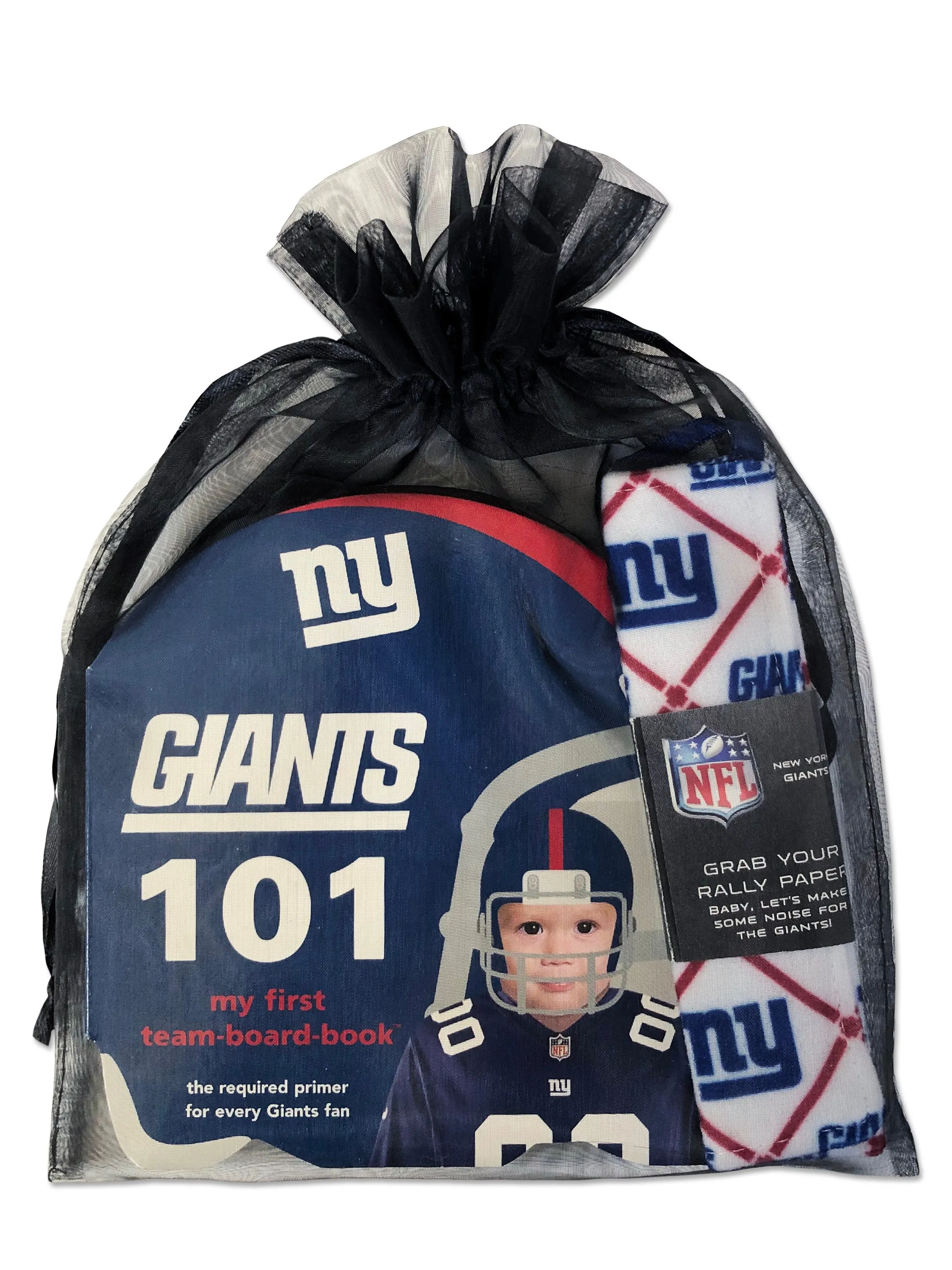 New York Giants licensed NFL Gift Set-Book with Rally Paper