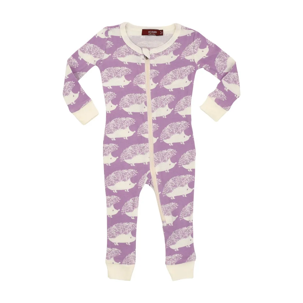 O Greige Baby Zip PJs