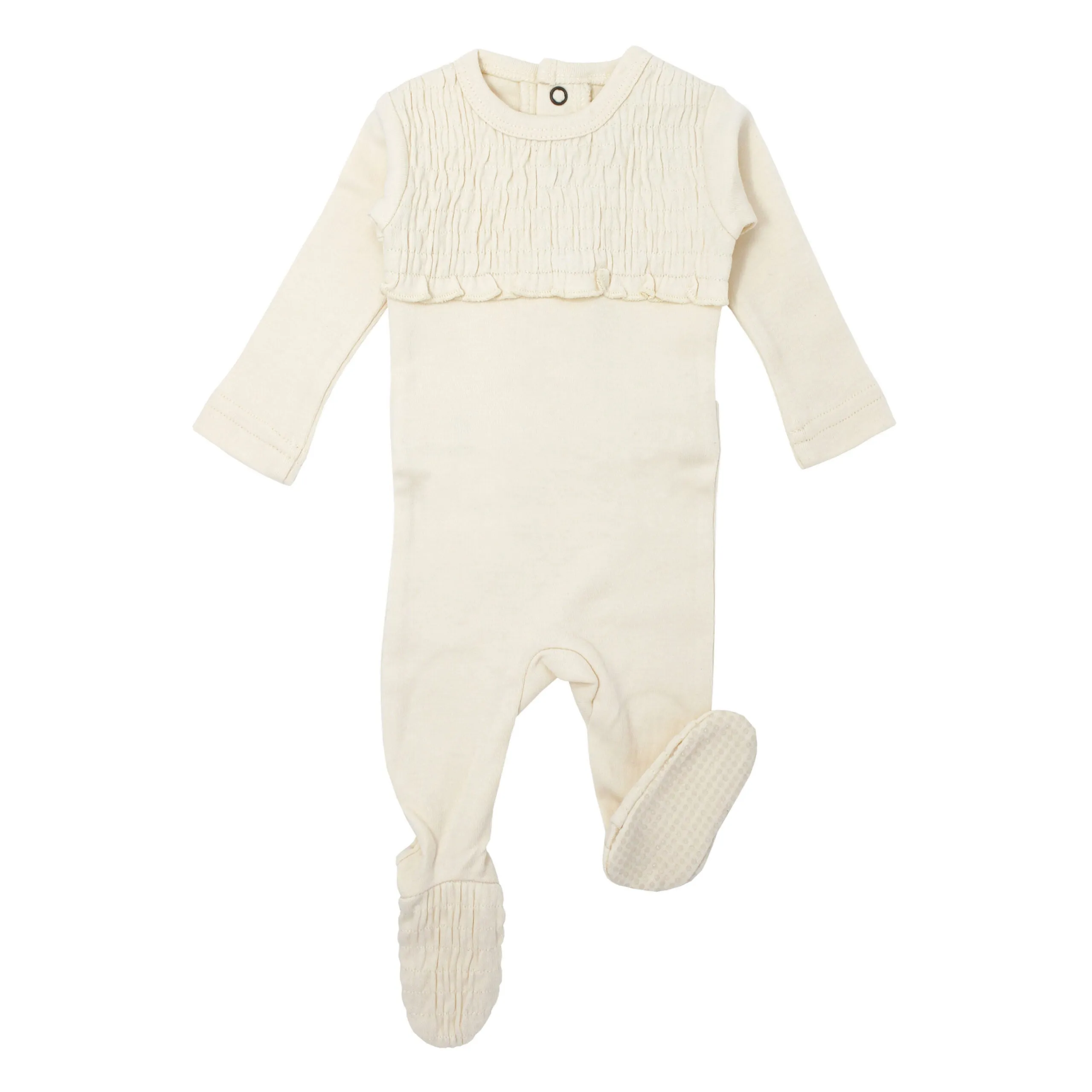 Organic Smocked Footie