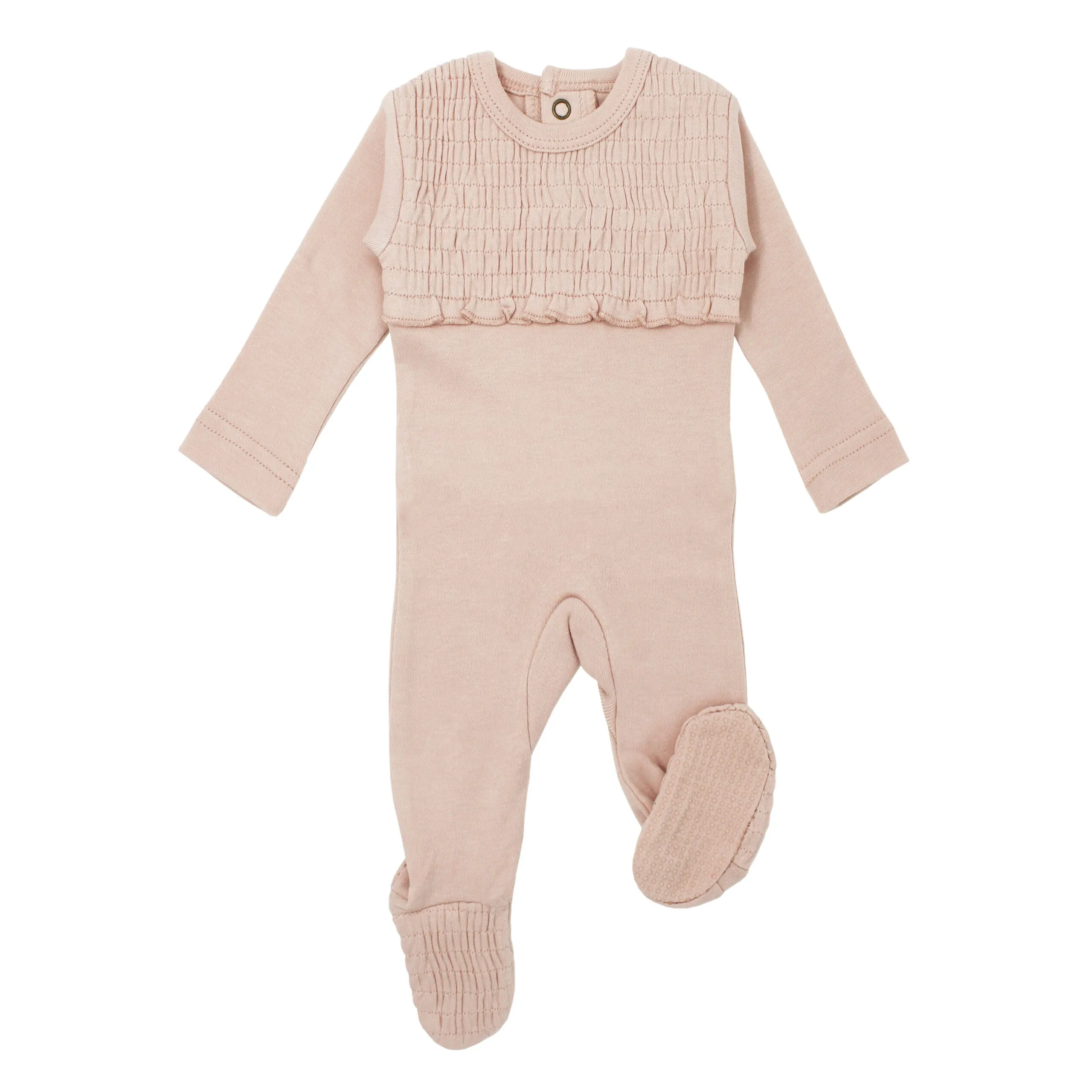 Organic Smocked Footie