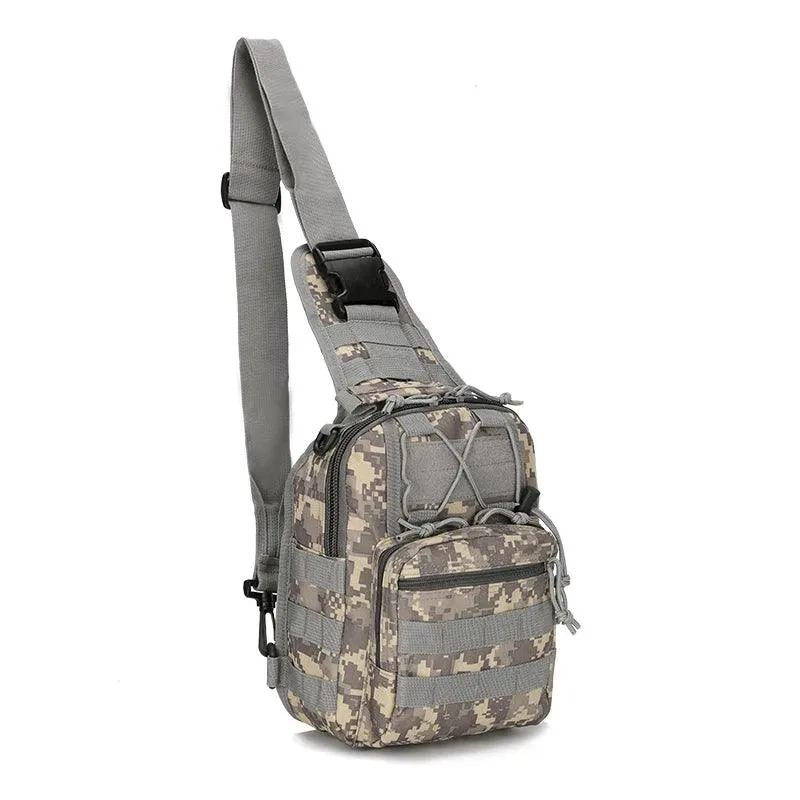 Outdoor Tactical Sling Bag: Durable 600D Sport Travel Chest Bag for Men and Women