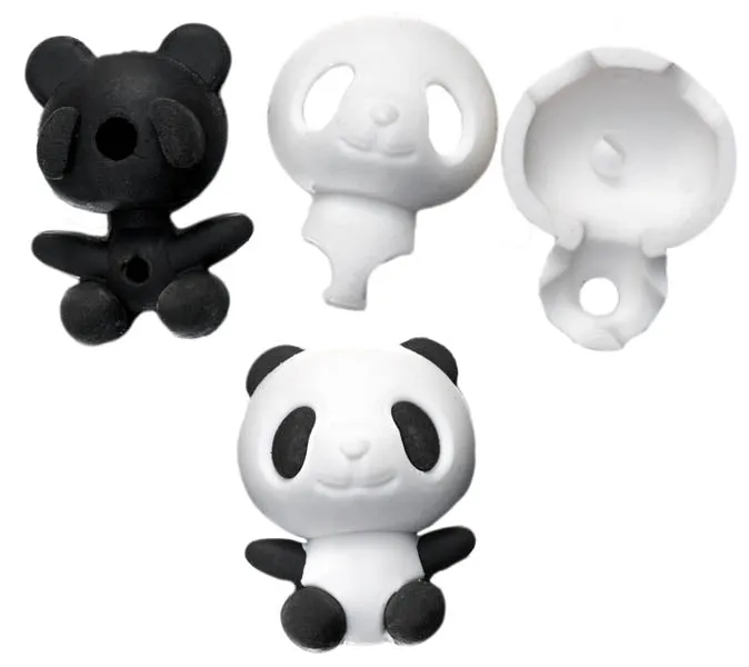 Panda Puzzle Eraser (6-pack) #LM182, E-3