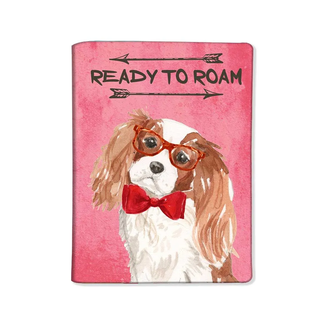 Passport Cover Holder Travel Wallet Case - Cute Hipster Dog