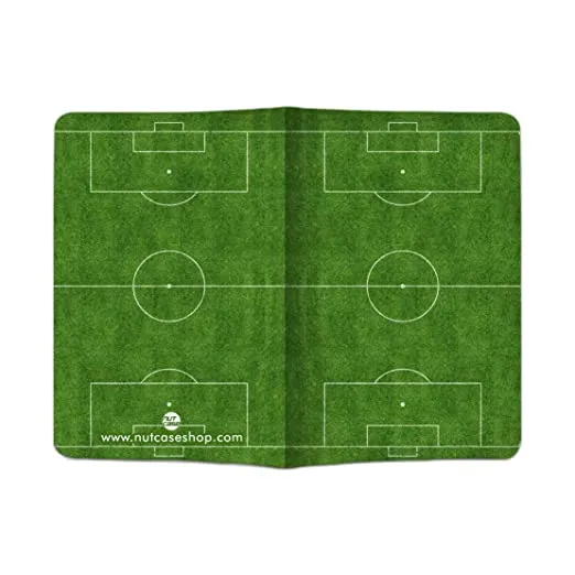 Passport Cover Travel Wallet Holder -Football Play Ground