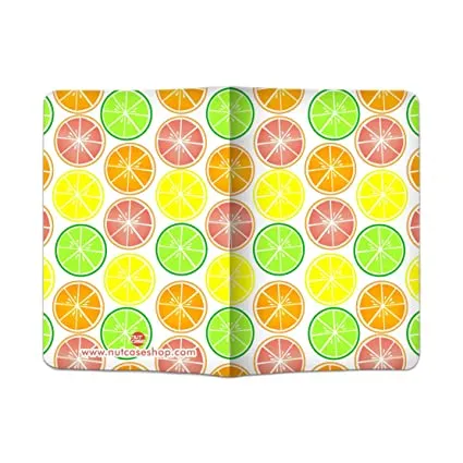 Passport Cover Travel Wallet Holder -Lemons