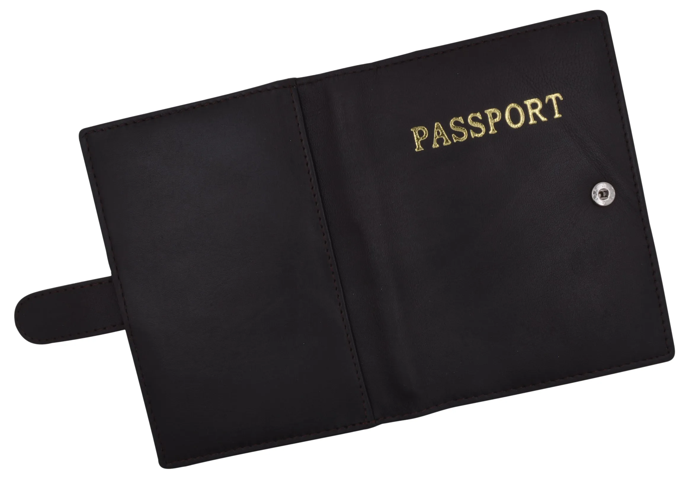 Passport Holder Cover Leather Wallet Card Case Travel Document Organizer