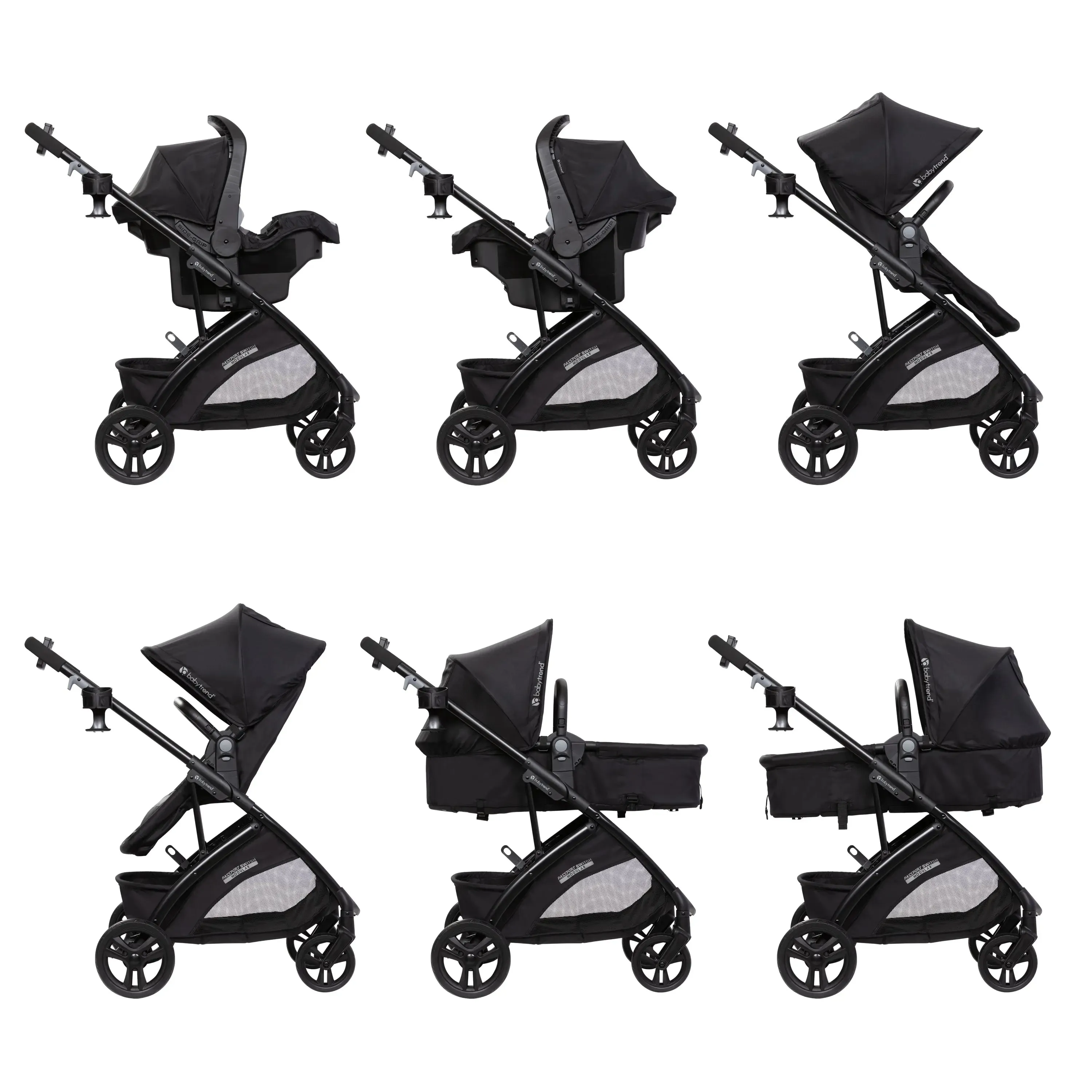 Passport® Switch 6-in-1 Modular Stroller Travel System with EZ-Lift™ PLUS Infant Car Seat