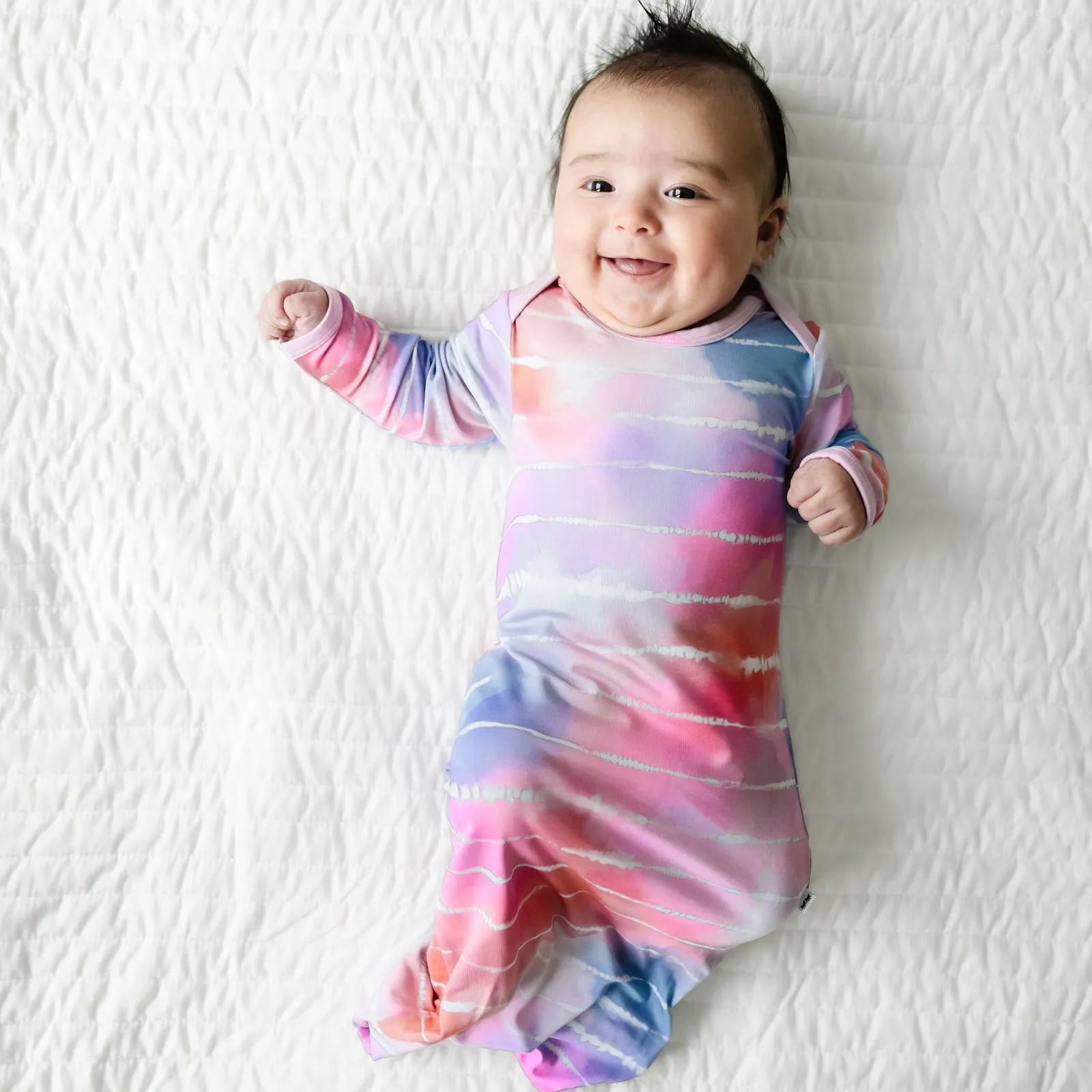 Pastel Tie Dye Dreams Infant Gown