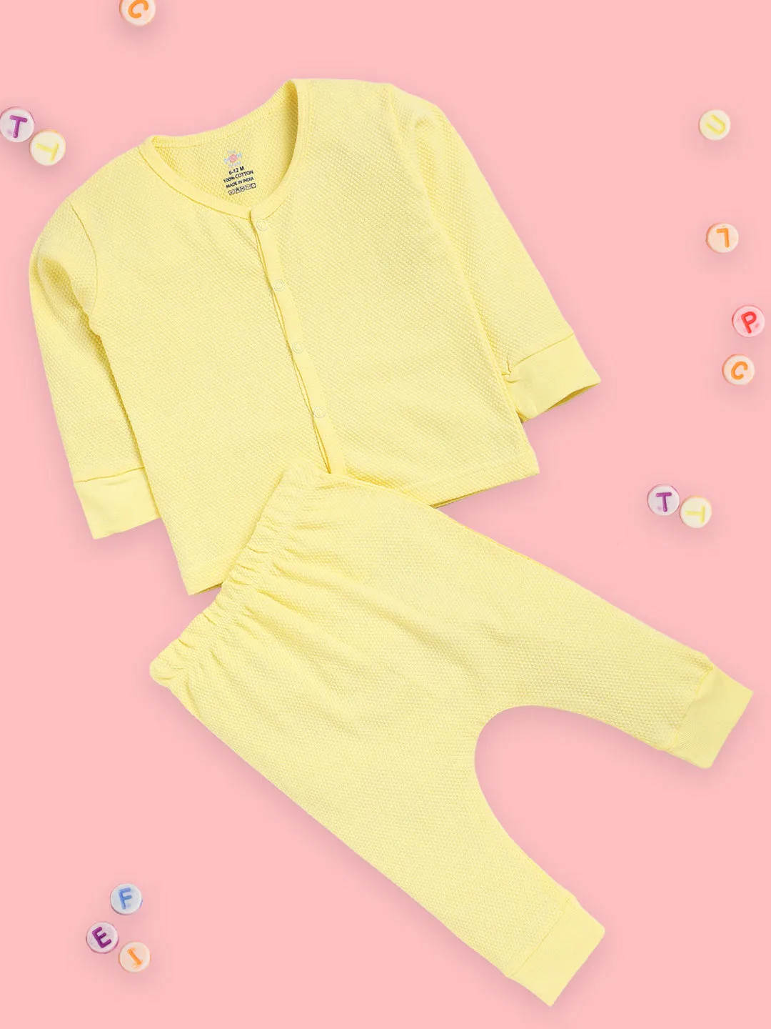 Pastel Yellow Infant Set