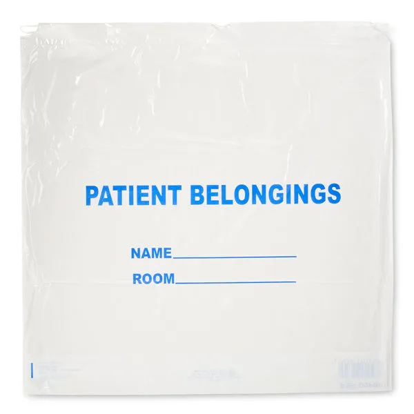 Patient Belongings Bag with Drawstring Closure 20 x 20 White 250/Case