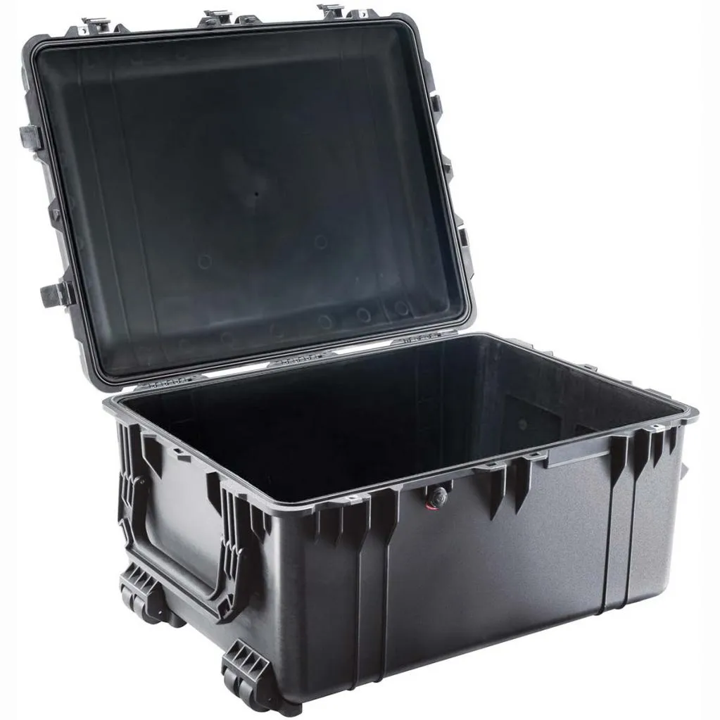 Pelican 1630 Protector Transport Case Unbreakable Watertight Dustproof Trolley Hard Casing with Extension Handle and Wheels, IP67 Rating (with Dividers)