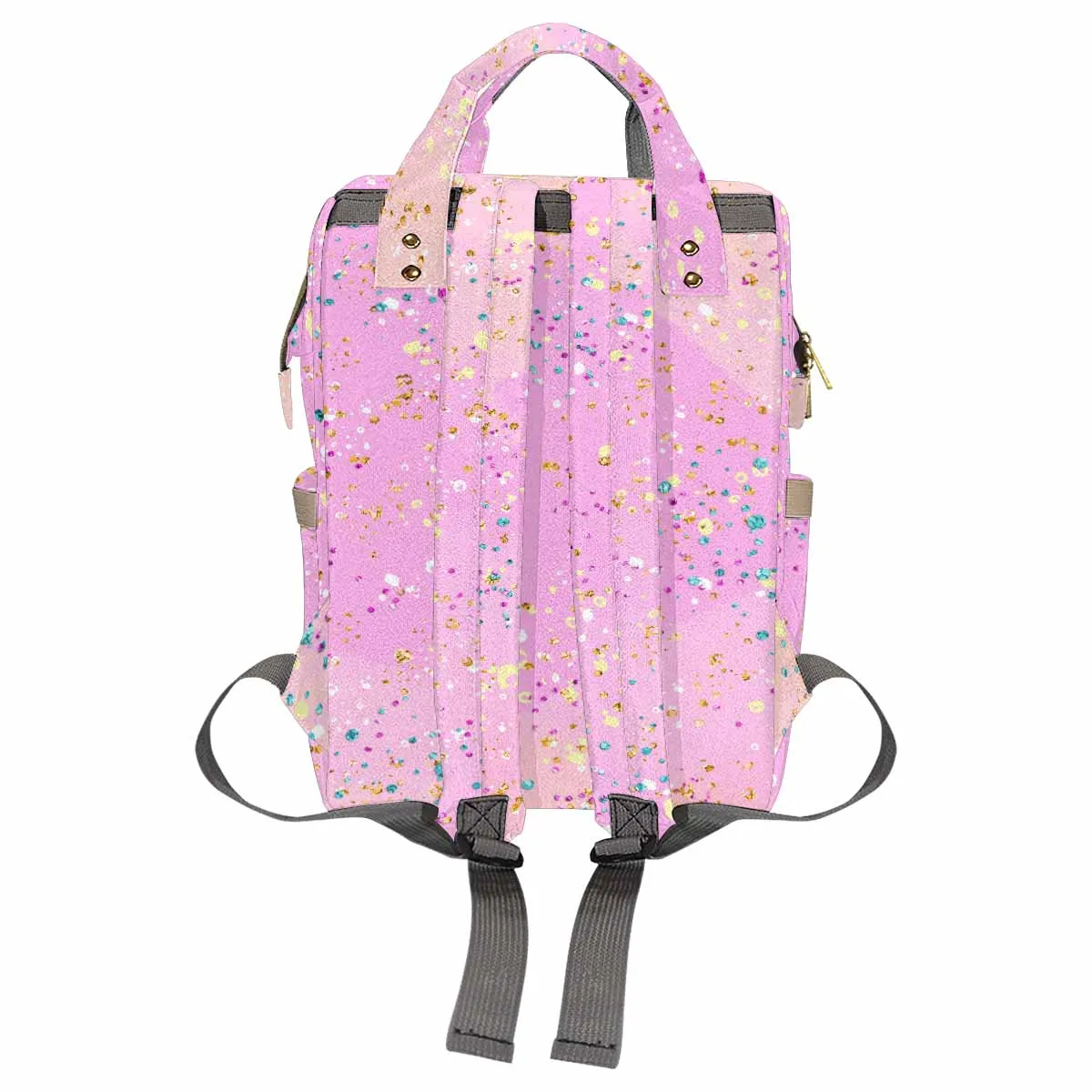 Pink Splash Diaper Bag Backpack