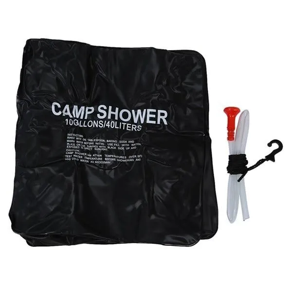 Portable 40L Outdoor Camping Solar Shower Bag