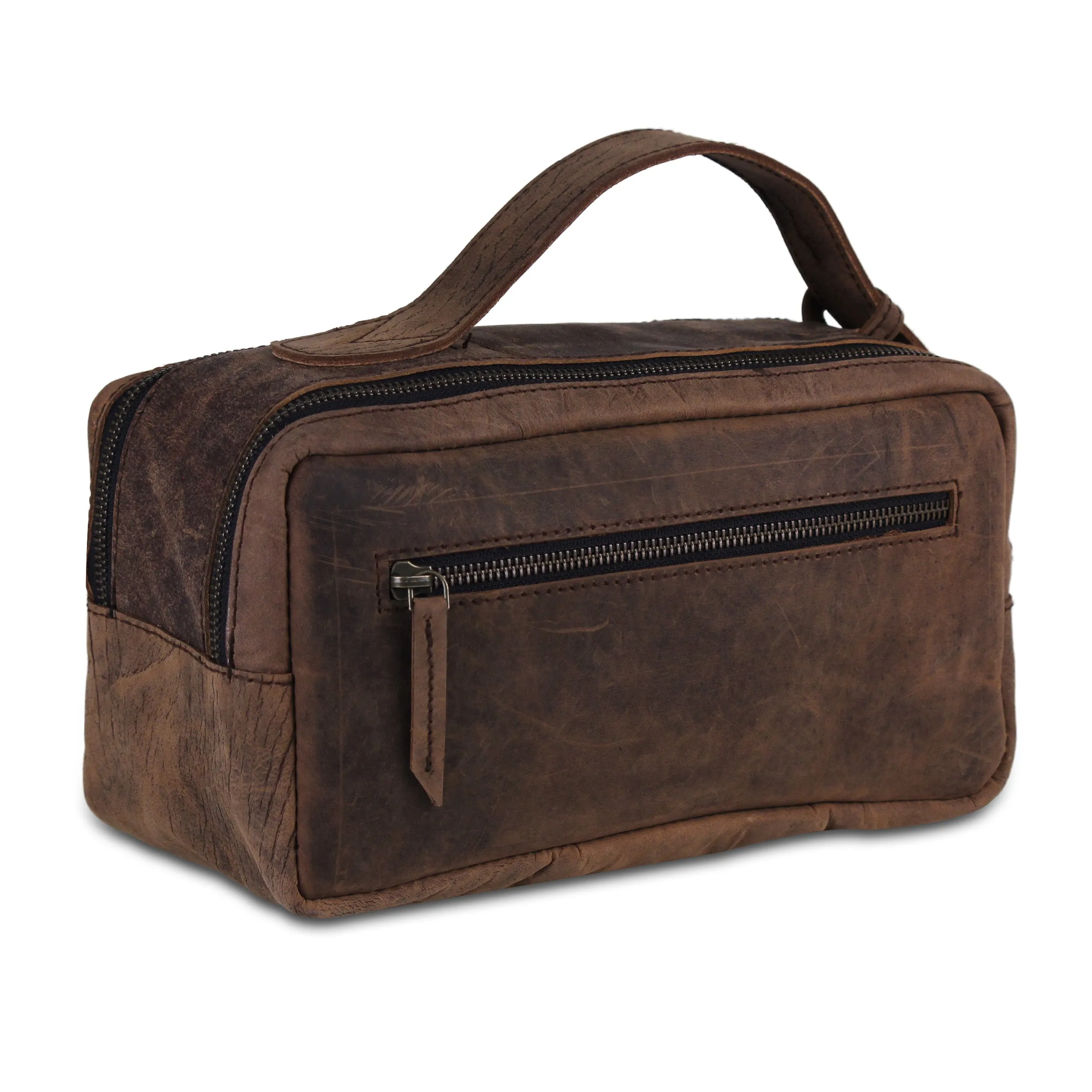 Premium Leather Dopp Kit