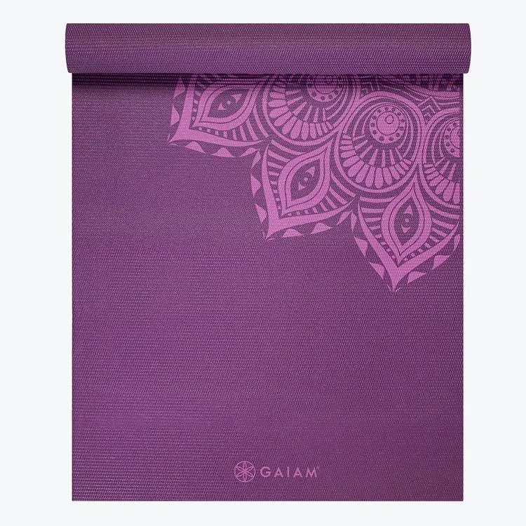 Premium Purple Mandala Yoga Mat (6mm)