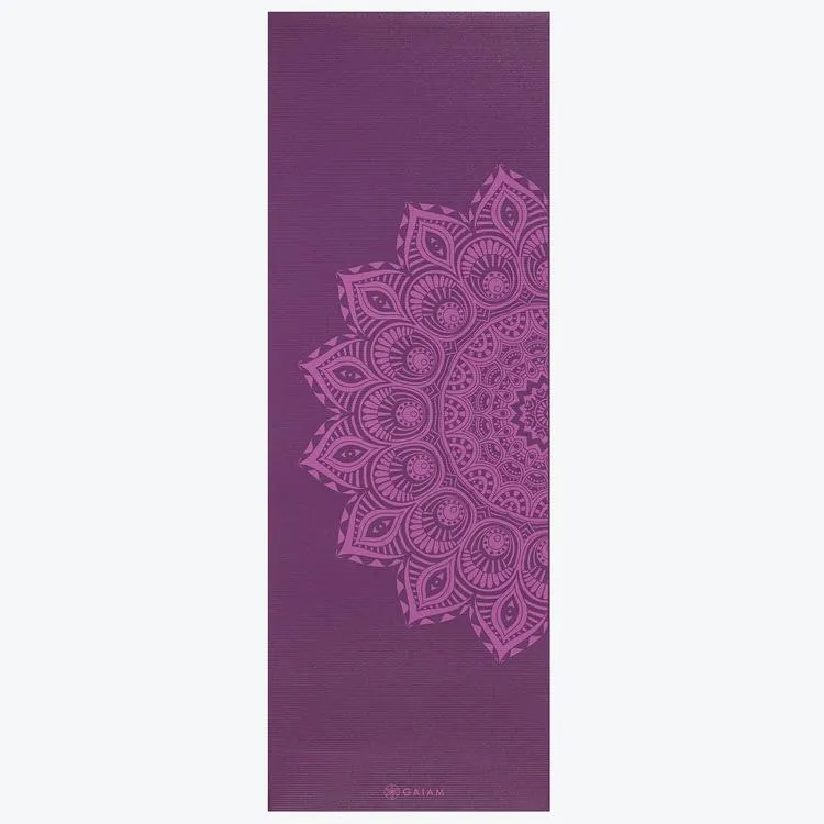 Premium Purple Mandala Yoga Mat (6mm)